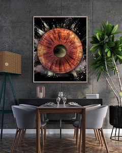 Iris format exceptionnel dans salle de séjour