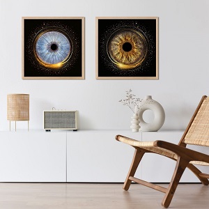 Série d'iris individuels